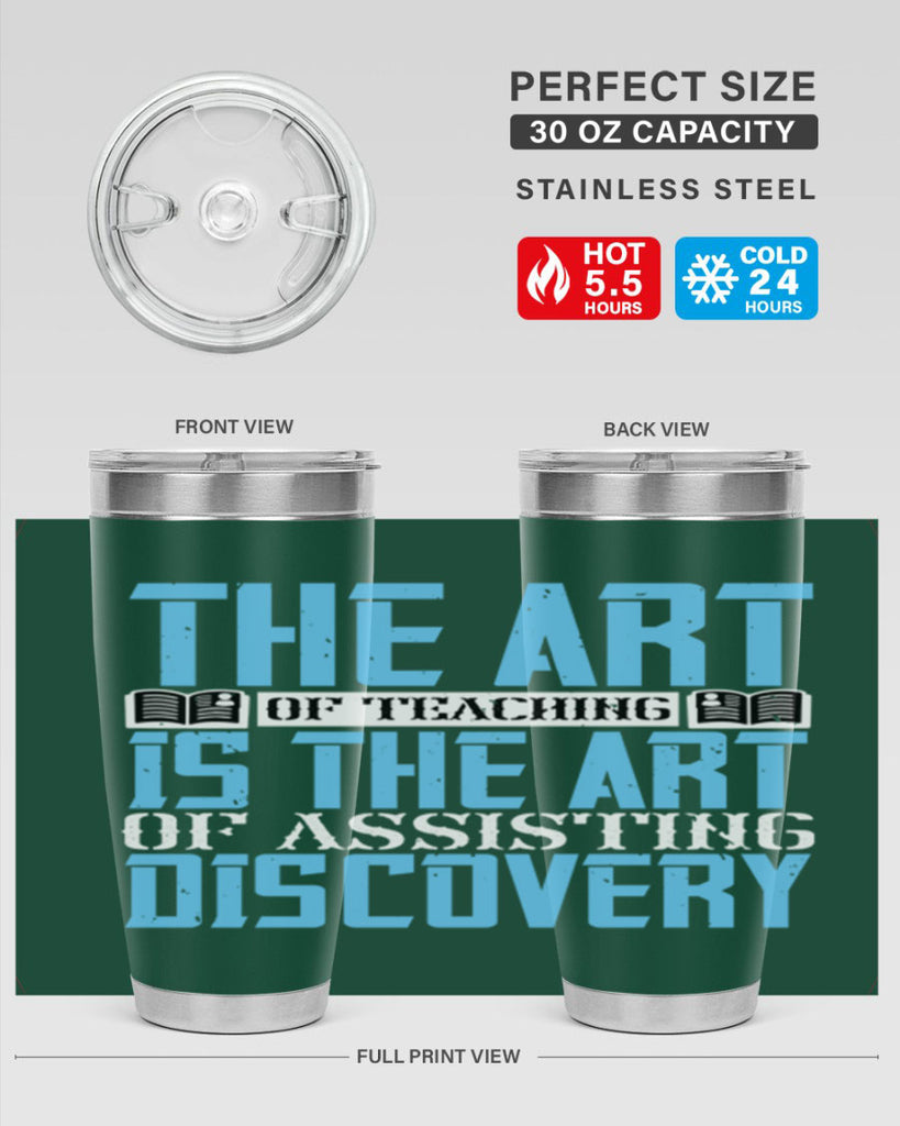 The art of teaching is the art of assisting discovery Style 15#- coaching- tumbler