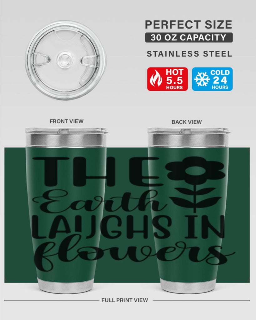 The earth laughs in flowers 548#- spring- Tumbler