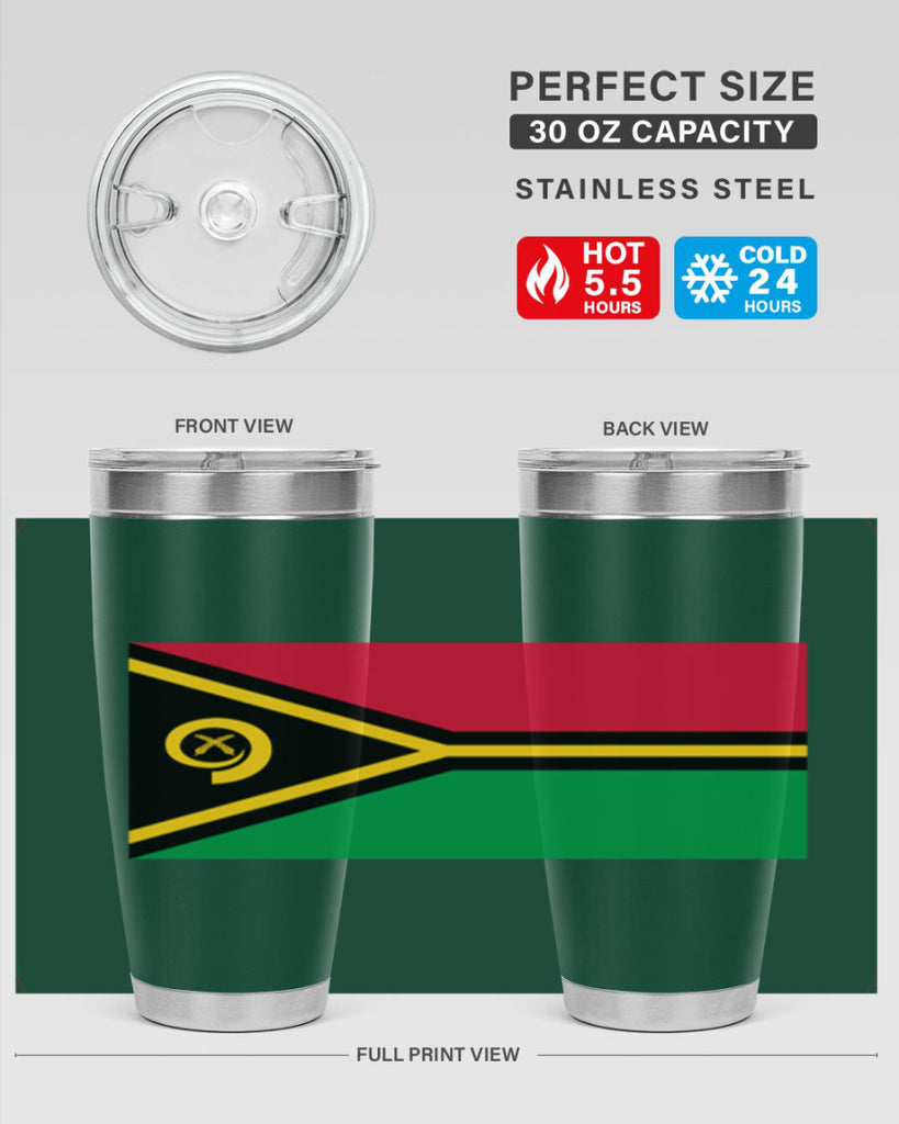 Vanuatu 7#- world flags- Tumbler