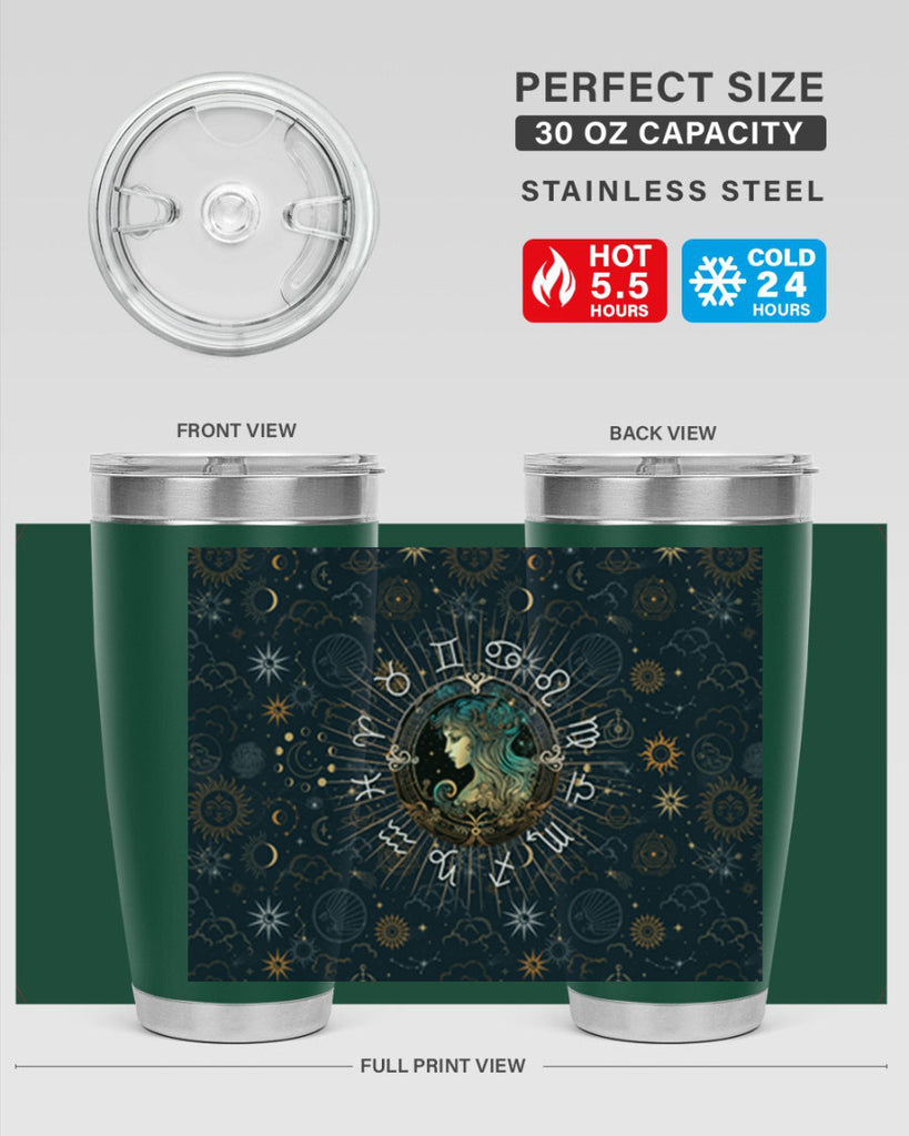 Virgo Straight 529#- zodiac- Tumbler
