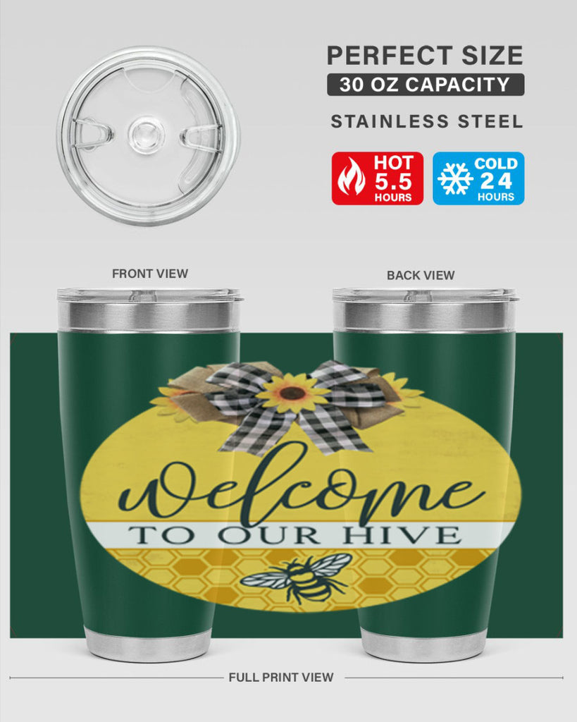Welcome to our Hive complete yellow Mockup589#- spring- Tumbler
