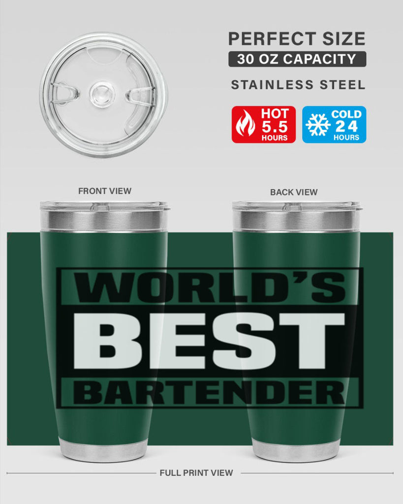 Worlds best Style 8#- bartender- tumbler