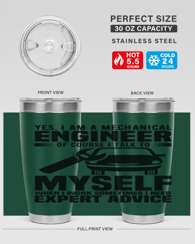 Yes I Am A Mechanical Style 1#- engineer- tumbler