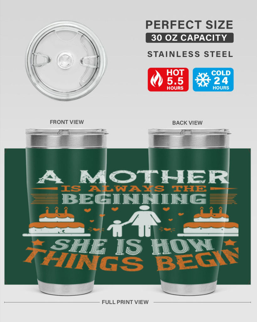 a mother is your first friend 12#- mothers day- Tumbler