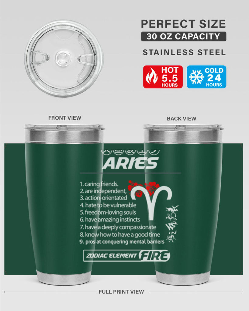 aries 137#- zodiac- Tumbler