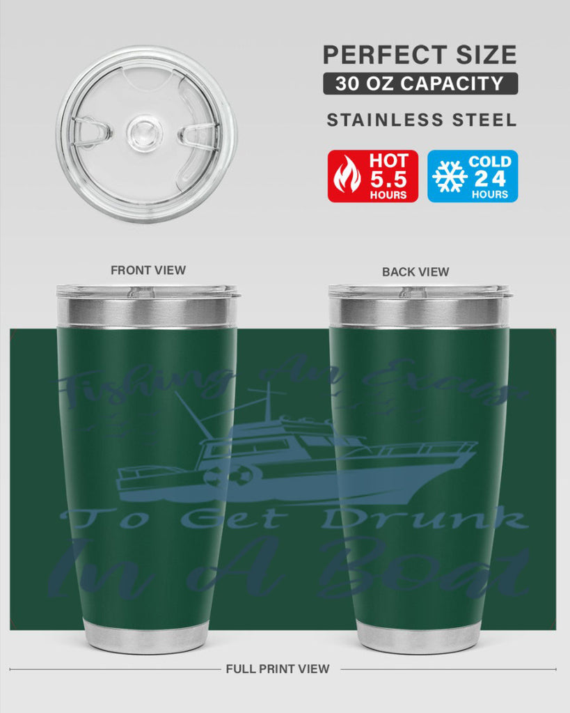 fishing an excuse 152#- fishing- Tumbler
