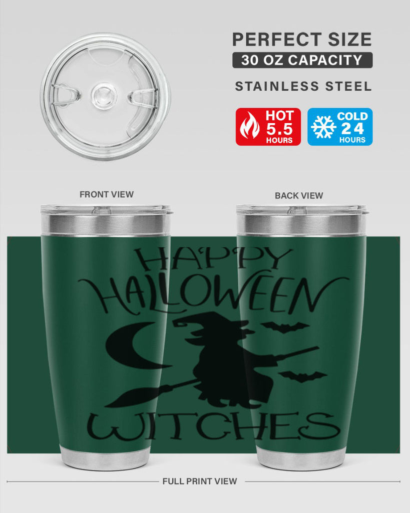 happy halloween witches 63#- halloween- Tumbler