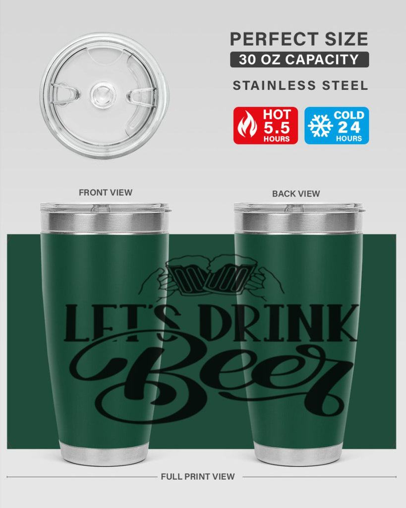 lets drink beer 29#- beer- Tumbler
