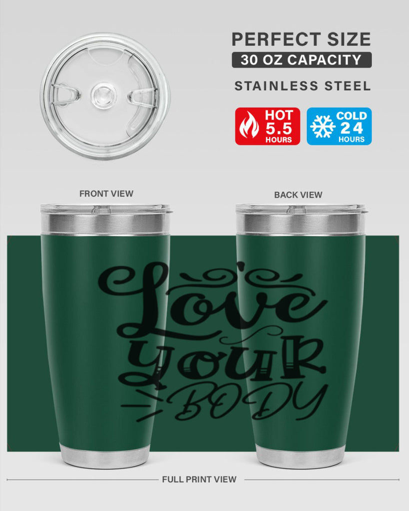 love your body 30#- gym- Tumbler