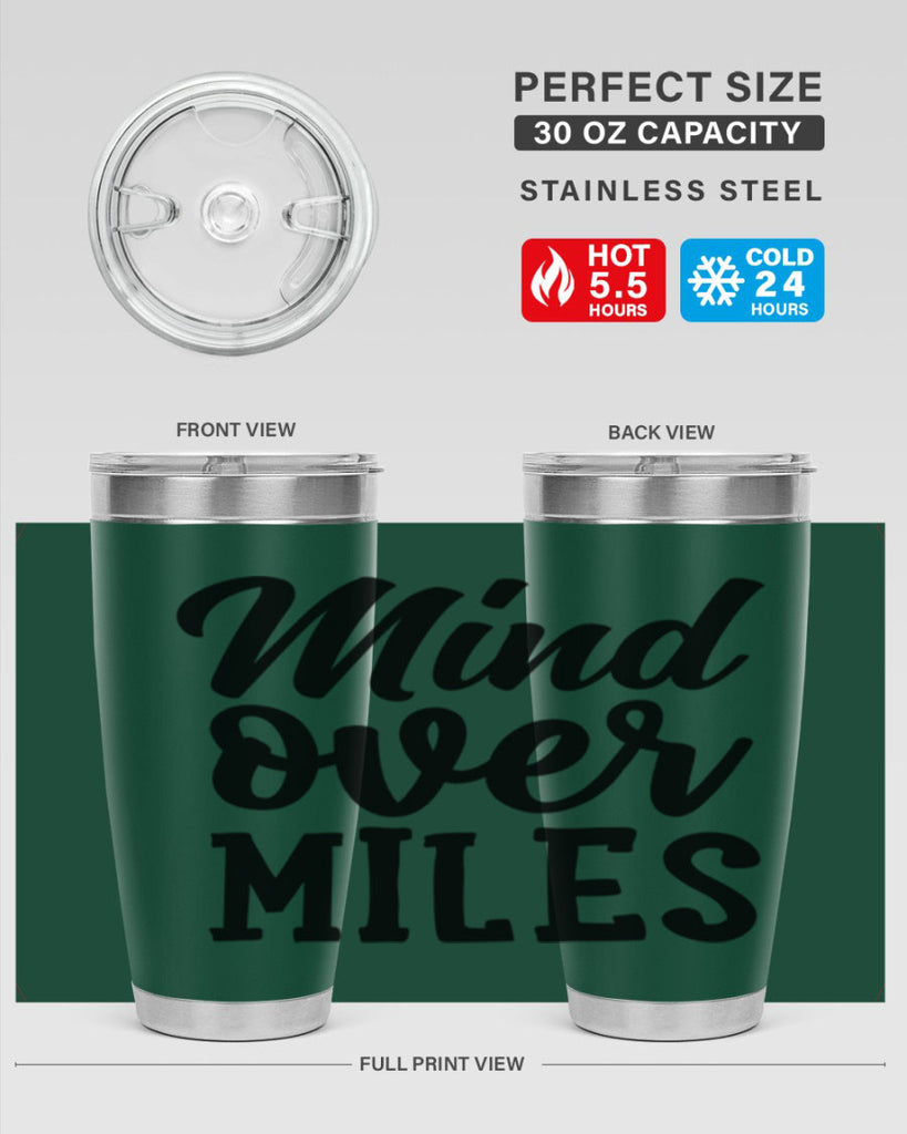 mind over miles 28#- gym- Tumbler