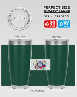 owl 25#- owl- Tumblers