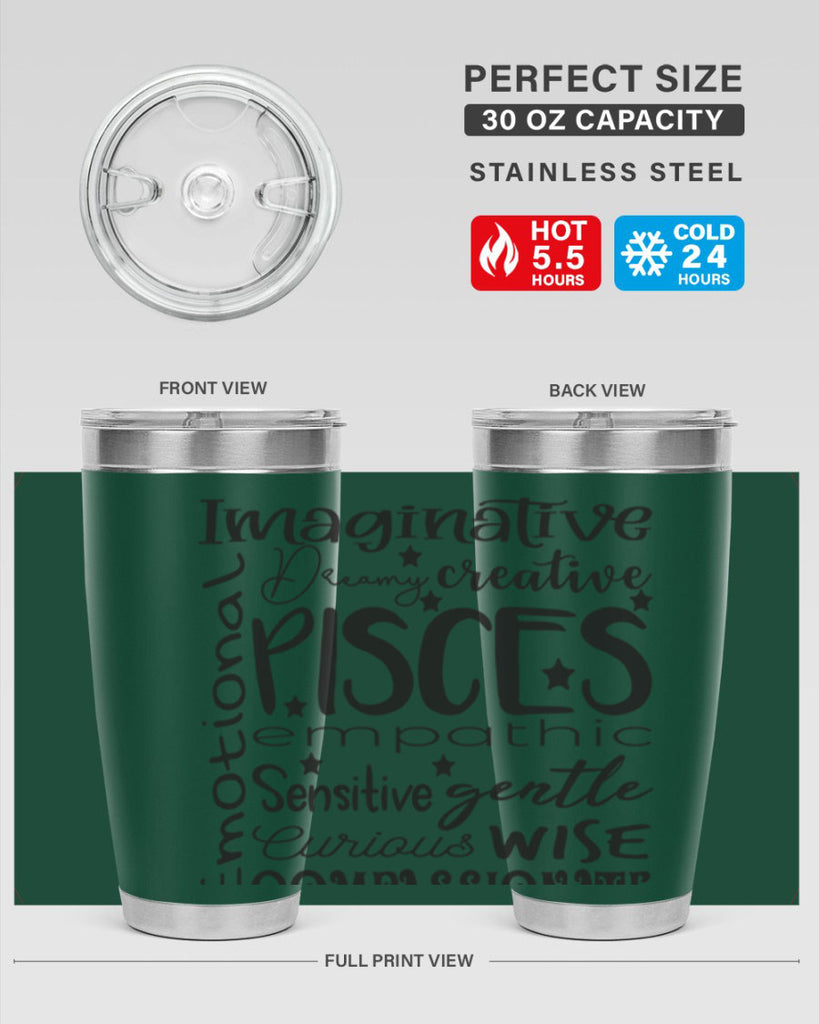 pisces 570#- zodiac- Tumbler