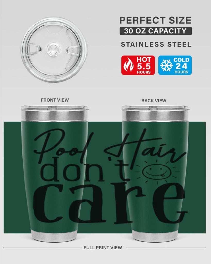 pool hair dont care Style 81#- summer- Tumbler