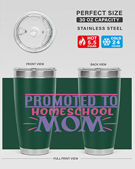 promoted to homeschool mom Style 49#- corona virus- Tumbler