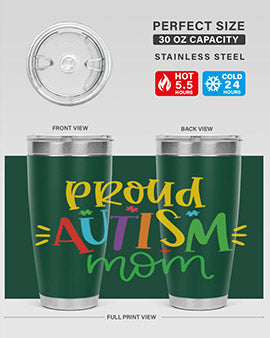 proud autism mom Style 35#- autism- Tumbler
