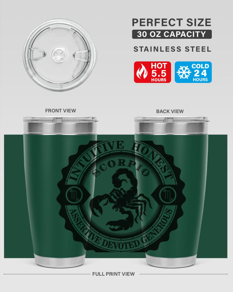 scorpio 31#- zodiac- Tumbler