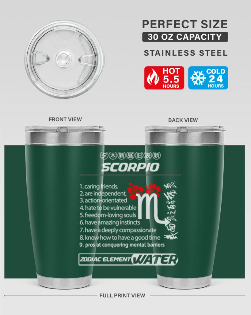 scorpio 456#- zodiac- Tumbler