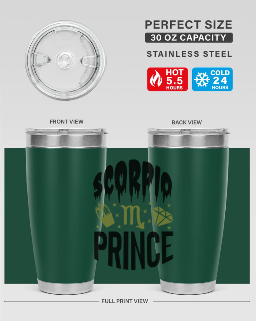 scorpio prince 445#- zodiac- Tumbler