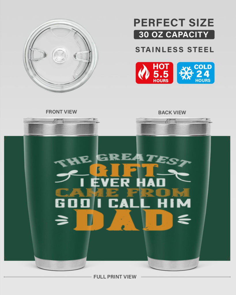 the gratest gift i ever had came from 6#- grandpa - papa- Tumbler