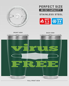 virus free Style 20#- corona virus- Tumbler