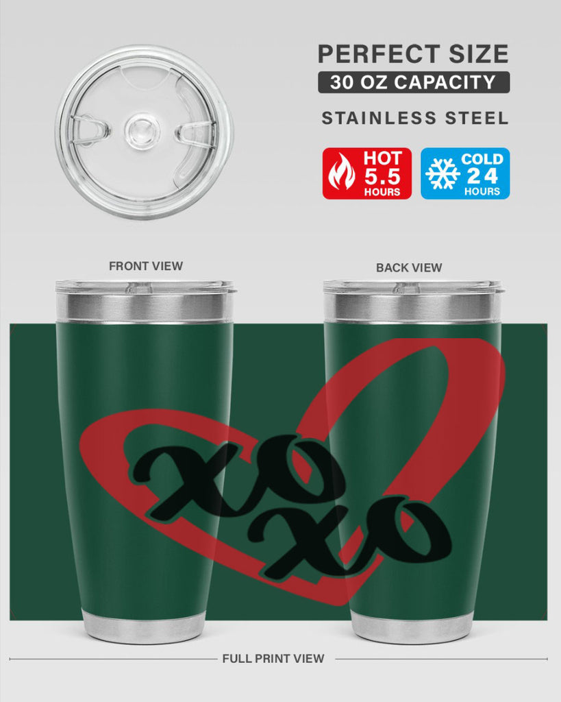 xoxo 11#- valentines day- Tumbler