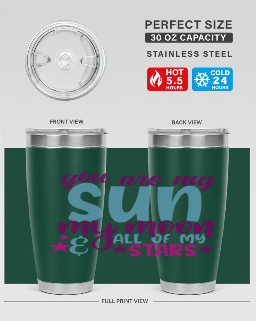 you are my sun my moon all of my stars 6#- family- Tumbler