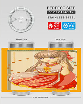 A beautiful and happy girl with kimono 104#- anime- Tumbler