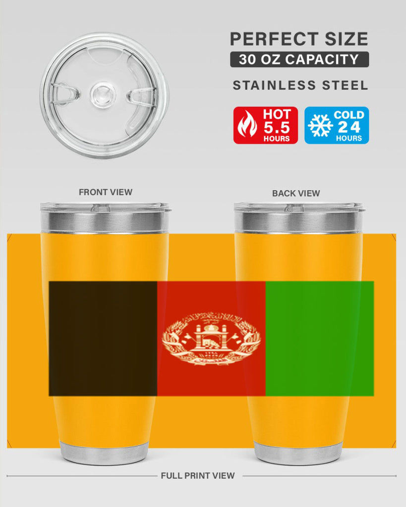 Afghanistan 197#- world flags- Tumbler