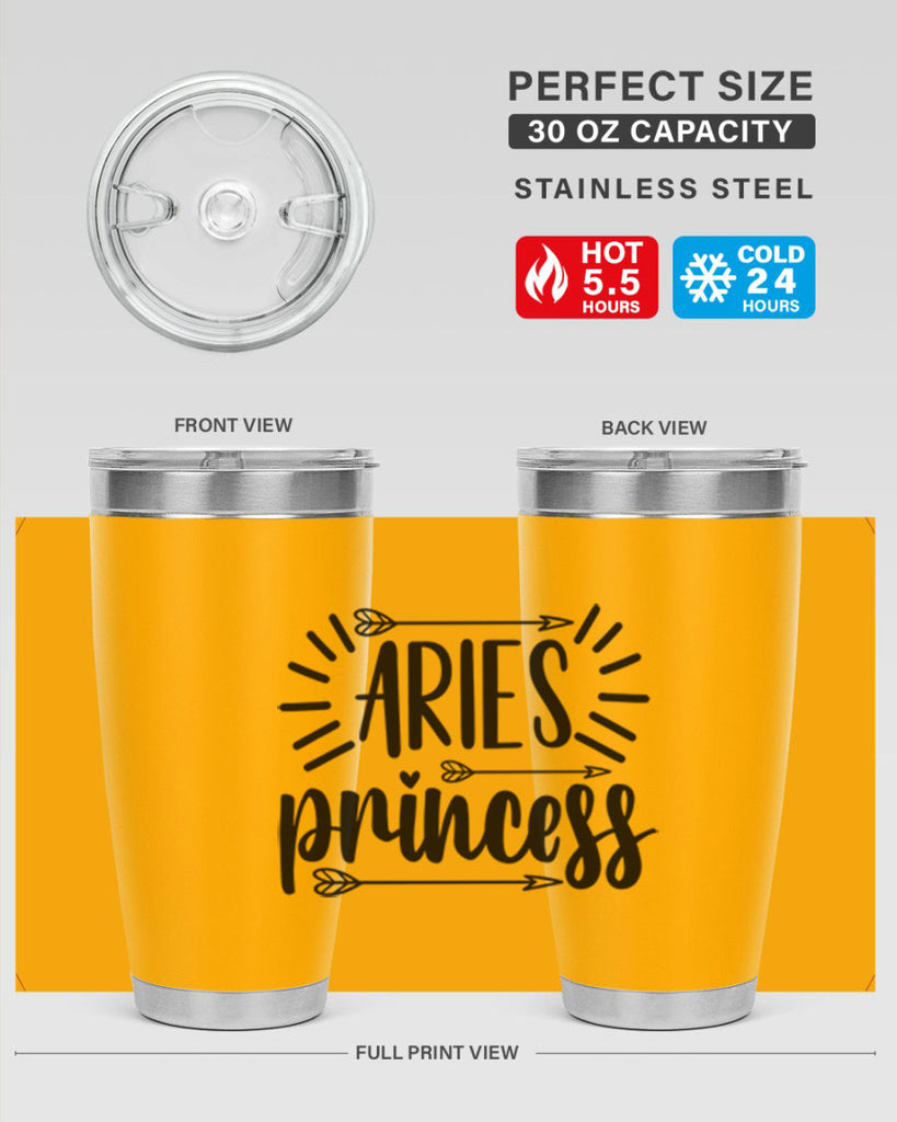 Aries princess 115#- zodiac- Tumbler