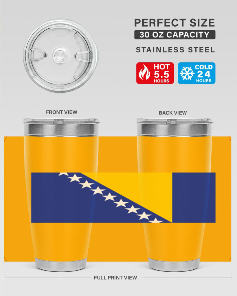 Bosnia and Herzegovina 176#- world flags- Tumbler