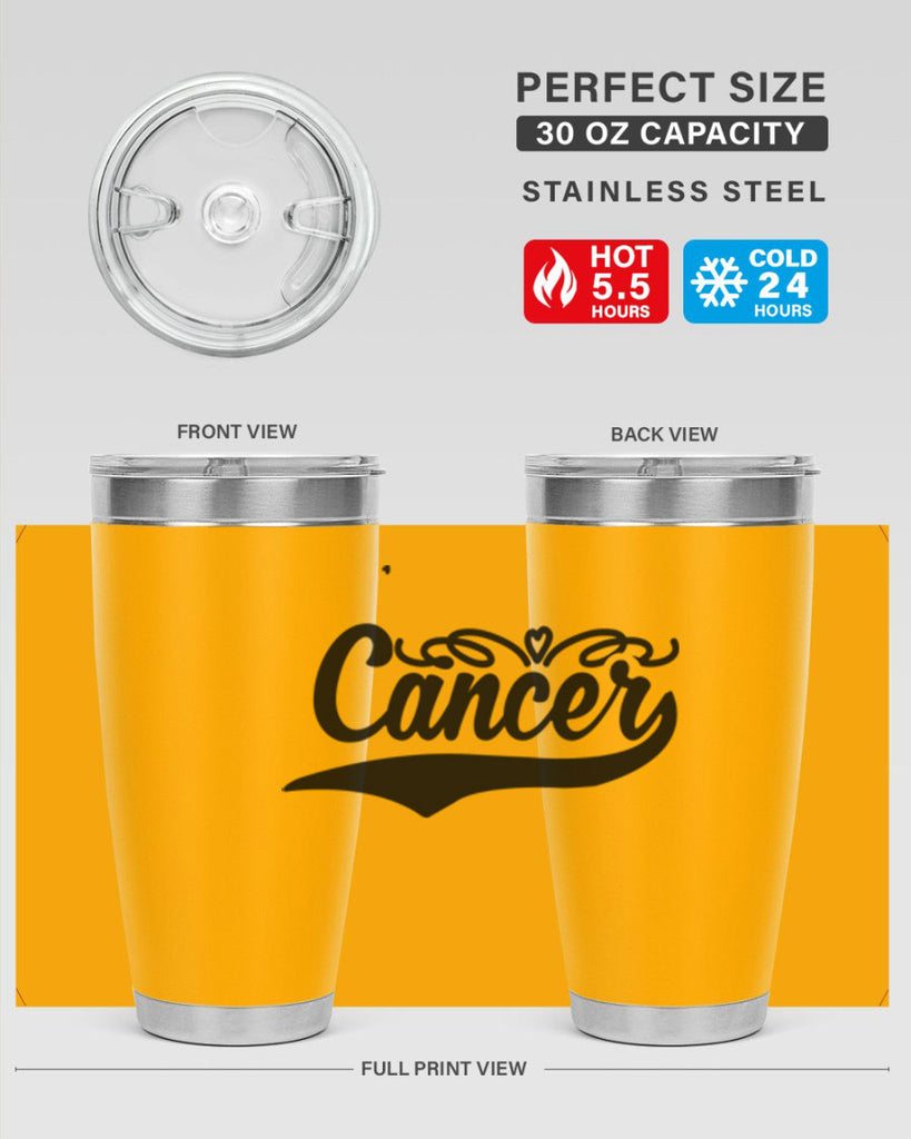 Cancer 155#- zodiac- Tumbler