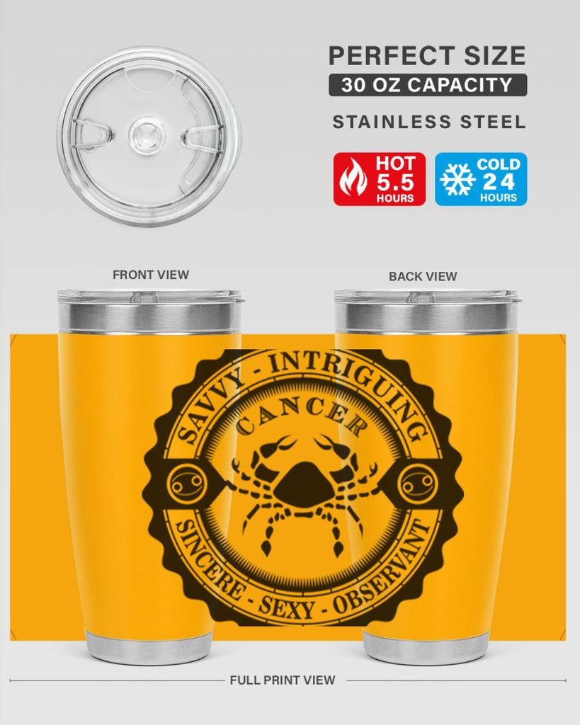 Cancer 15#- zodiac- Tumbler