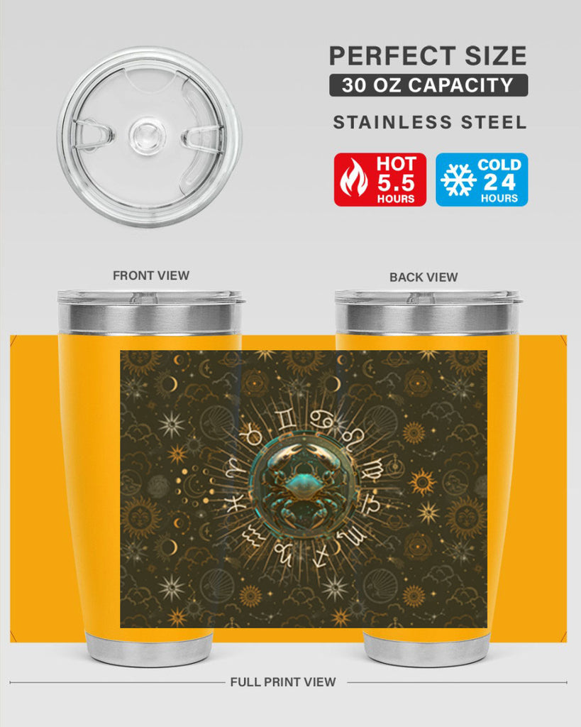 Cancer Straight 146#- zodiac- Tumbler