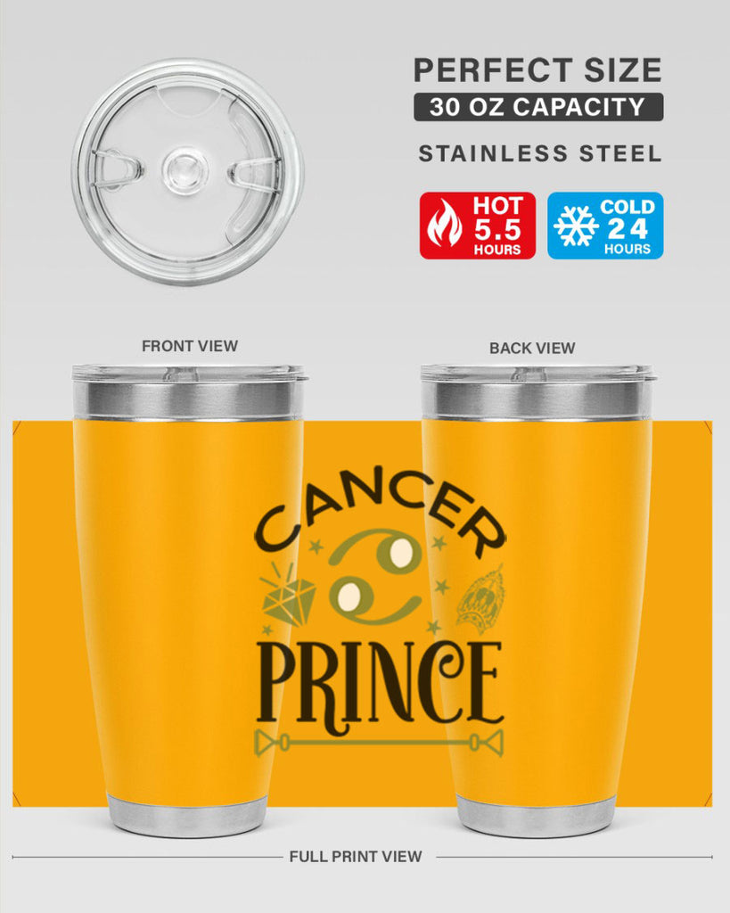 Cancer prince 159#- zodiac- Tumbler