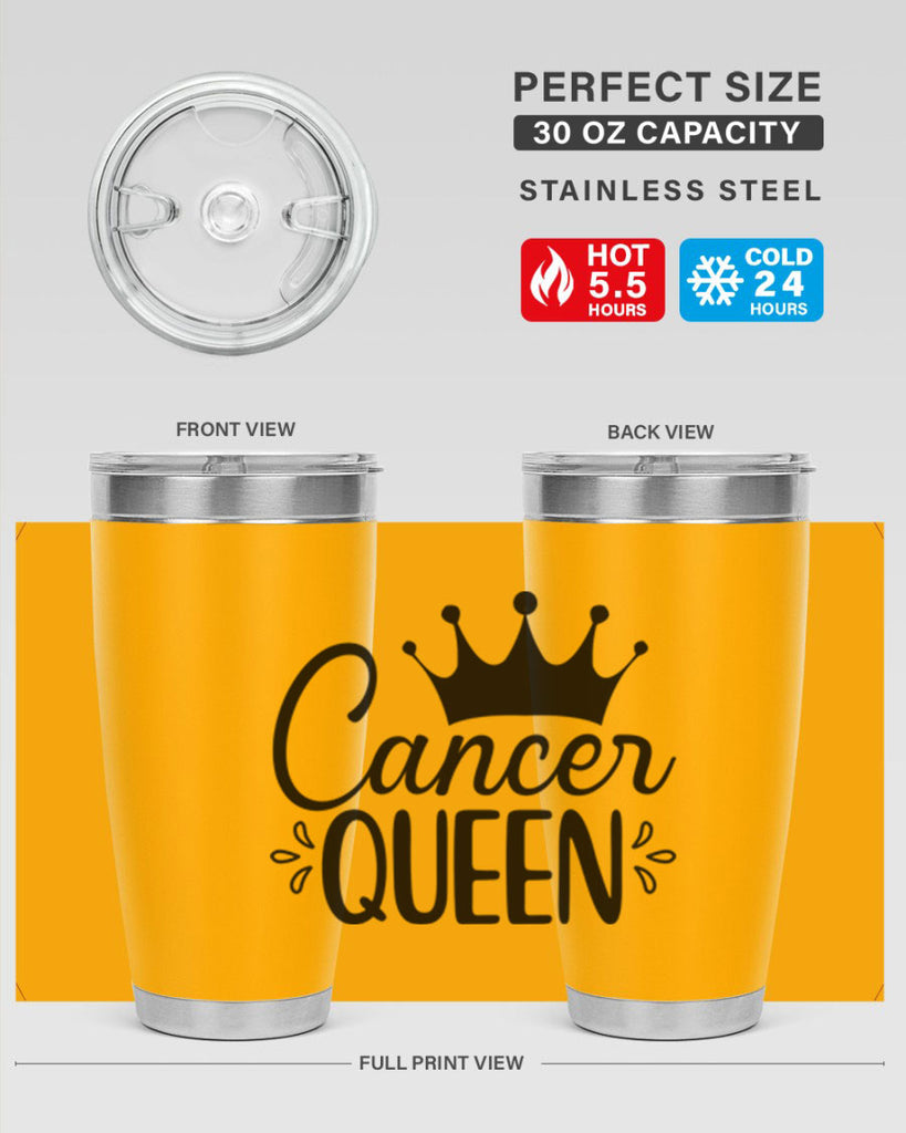 Cancer queen 161#- zodiac- Tumbler