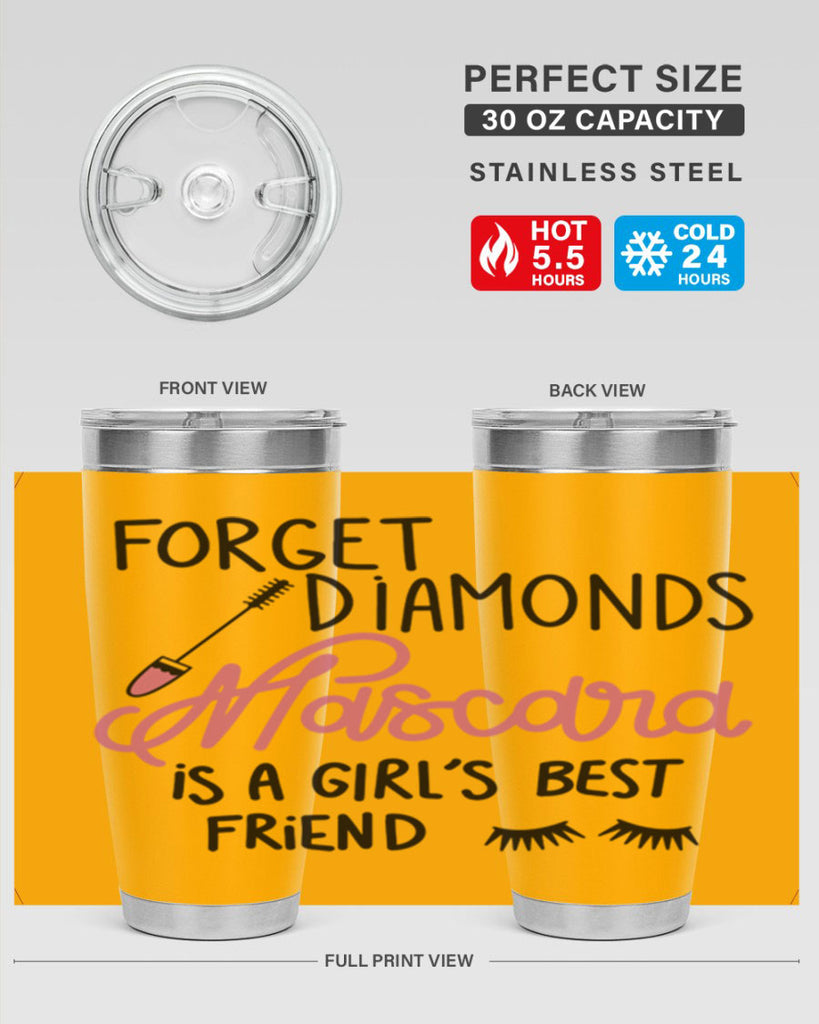 Forget Diamonds Mascara is a Girls Best Friend Style 100#- make up- Tumbler