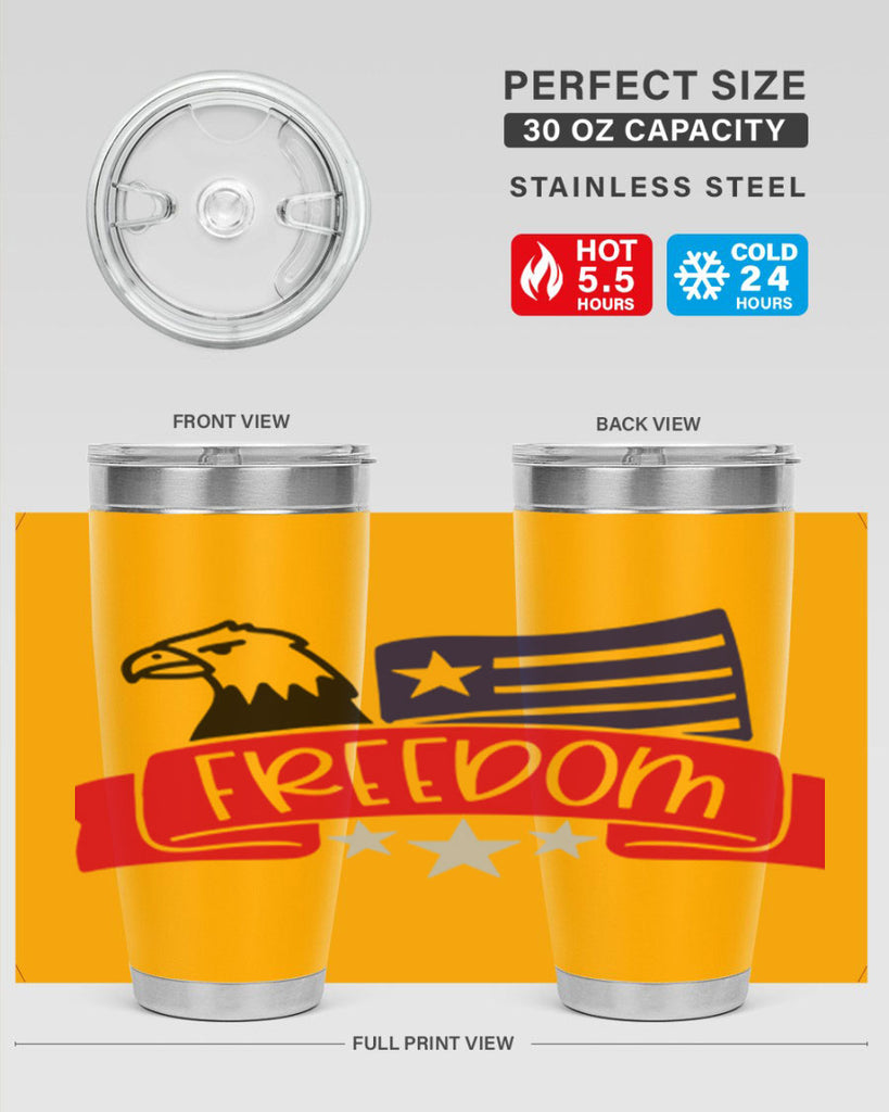 Freedom Style 147#- Fourt Of July- Tumbler