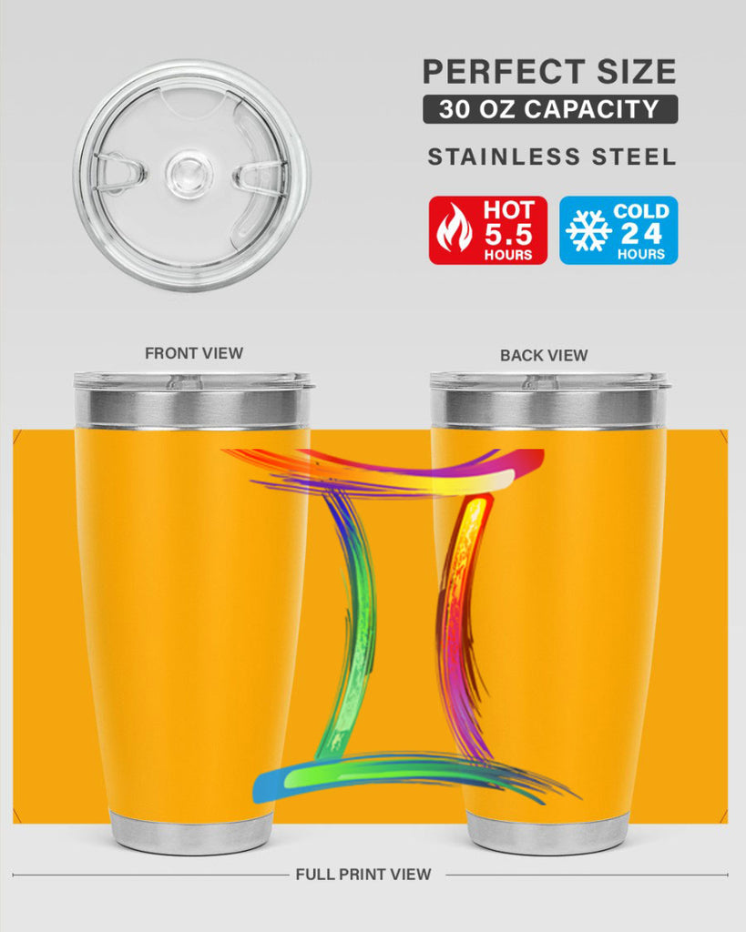Gemini 222#- zodiac- Tumbler