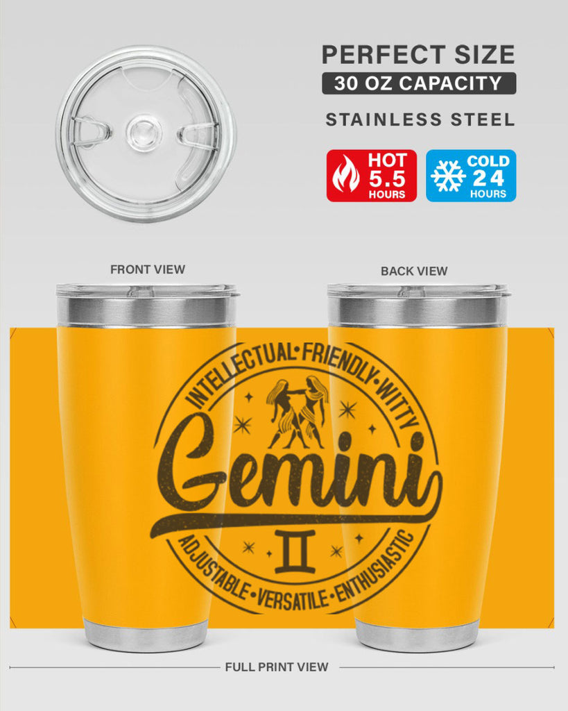 Gemini 225#- zodiac- Tumbler