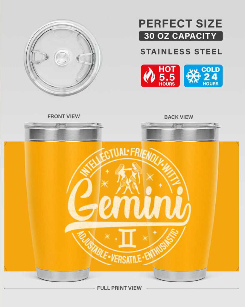 Gemini 226#- zodiac- Tumbler