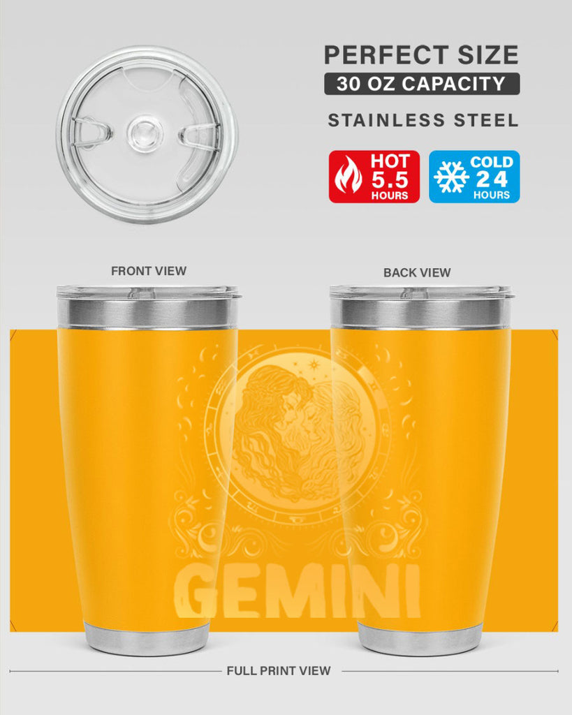 Gemini 234#- zodiac- Tumbler