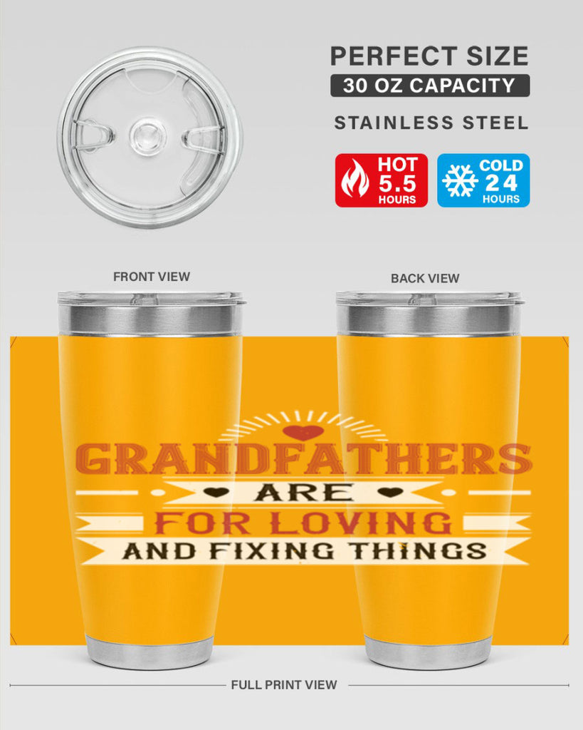Grandfathers are for loving and fixing things 54#- grandpa - papa- Tumbler