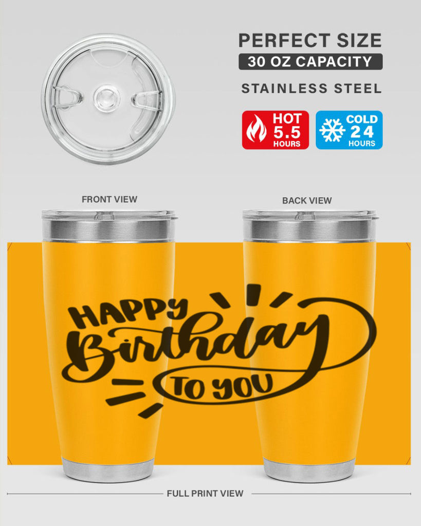 Happy Birthday To You Style 4#- birthday- tumbler