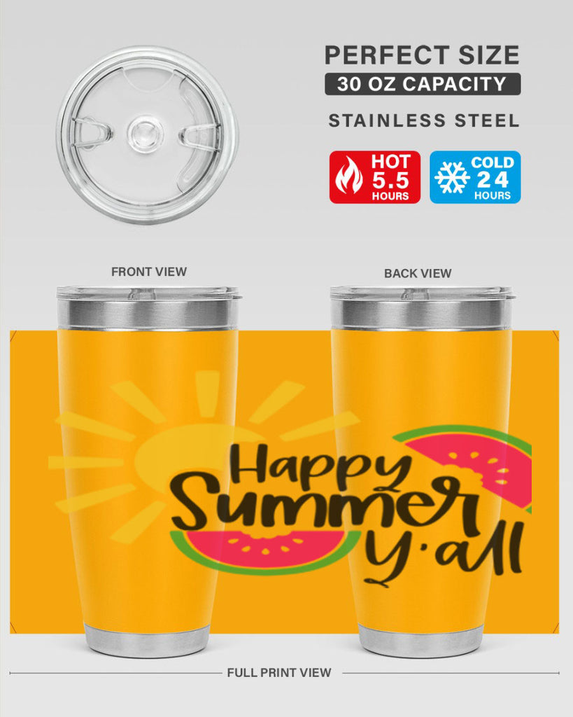 Happy Summer Yall Style 41#- summer- Tumbler