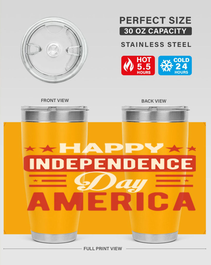 Happy independece day America Style 103#- Fourt Of July- Tumbler