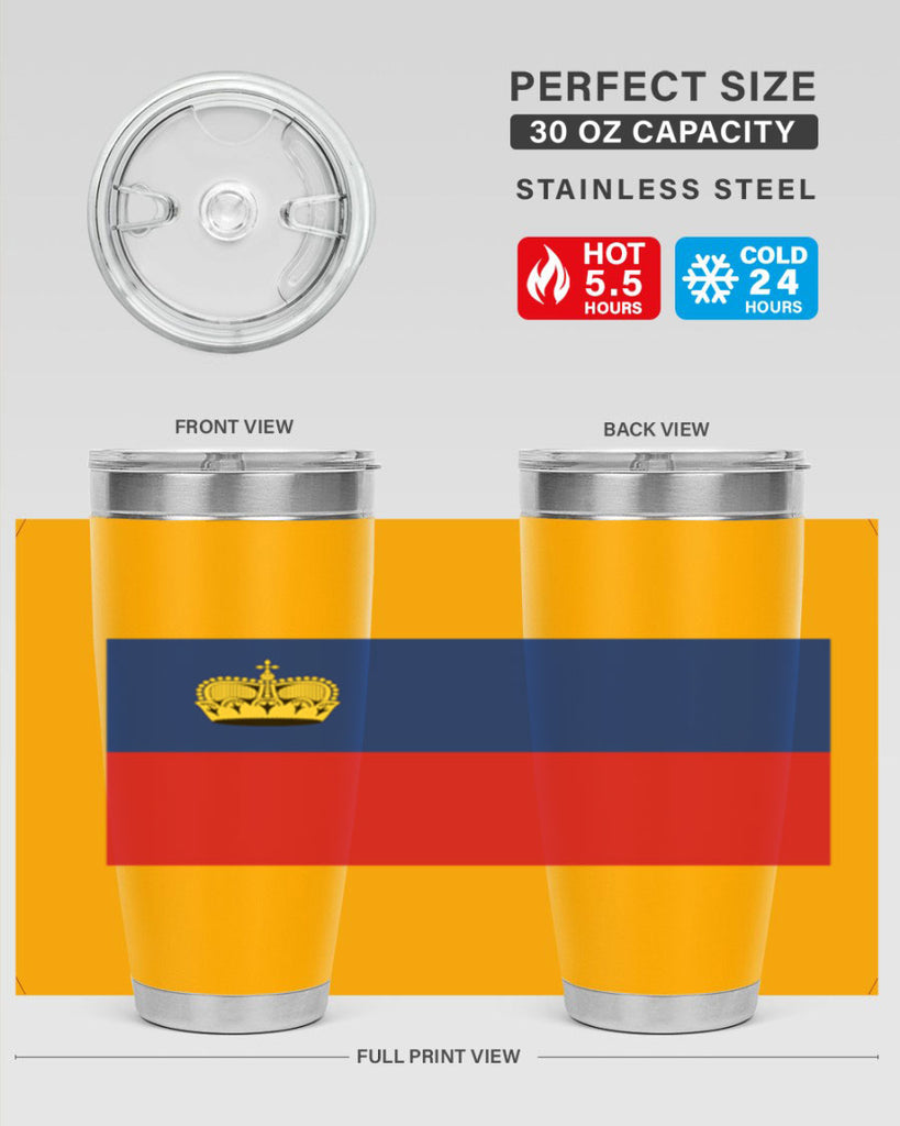 Liechtenstein 99#- world flags- Tumbler