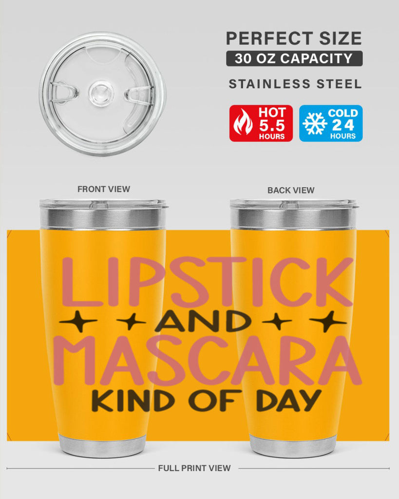 Lipstick and Mascara Kind of Day Style 57#- make up- Tumbler