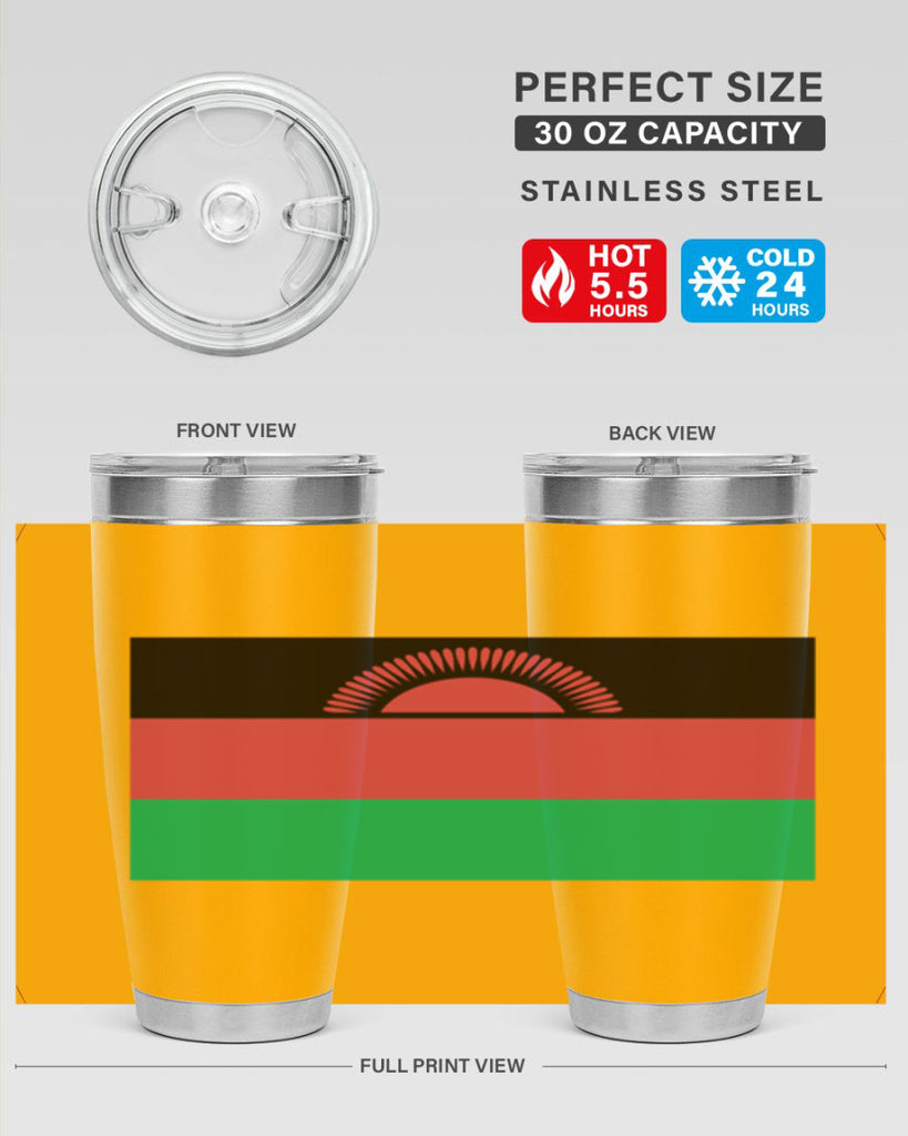 Malawi 95#- world flags- Tumbler