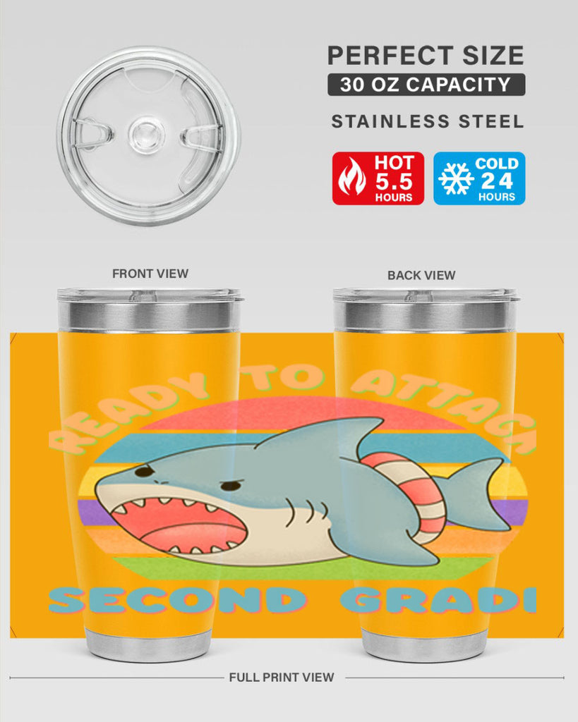Ready to Attack 2nd Grade 19#- second grade- Tumbler