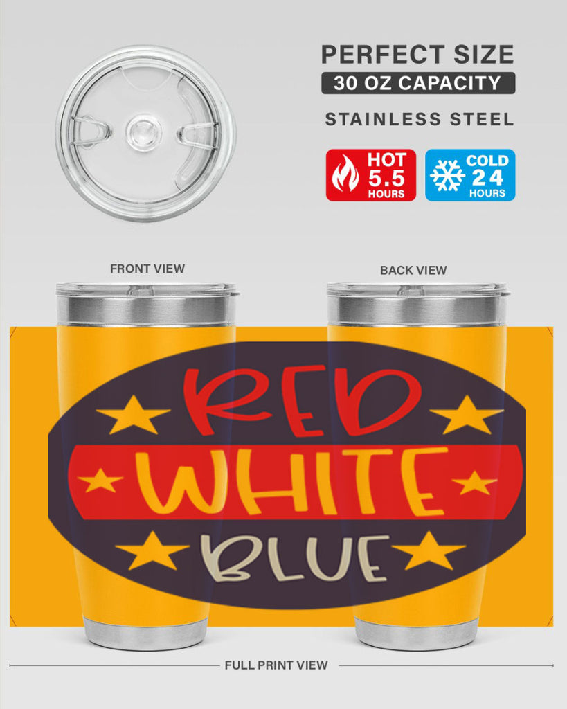 Red White Blue Style 170#- Fourt Of July- Tumbler